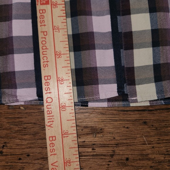 Tommy Bahama Men's 100% Silk Button Down Shirt Check Multi Colored Size XL - Picture 9 of 9